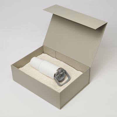 Подарочный набор Montana, белый (плед, термокружка)