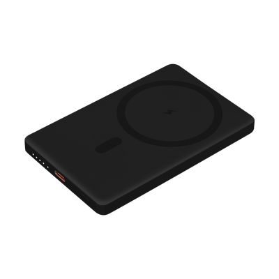 Внешний аккумулятор Atlantis PD 5000mAh с функцией беспроводной зарядки 15W, черный