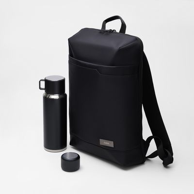 Подарочный набор Брамс Нео, Пэшн, Осло (Brams NEO, Passion, Oslo), черный (рюкзак, колонка,термос)
