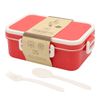 Ланчбокс (контейнер для еды) Inar из пшеничного волокна, красный.