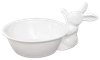 Мисочка с кроликом, 500 мл, Белый