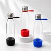 Бутылка стеклянная с манжетой и держателем Glassy