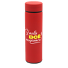 Термос Bronx софт-тач, красного цвета