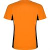 Спортивная футболка SHANGHAI мужская, ФЛУОРЕСЦЕНТНЫЙ ОРАНЖЕВЫЙ/ЧЕРНЫЙ