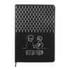 Ежедневник A5 недатированный Esmeralda в мягком переплёте, чёрный с серебристым