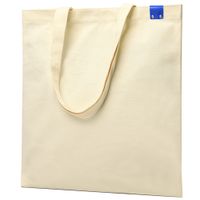 Сумка для покупок IVORY 325 г/м² с PU нашивкой