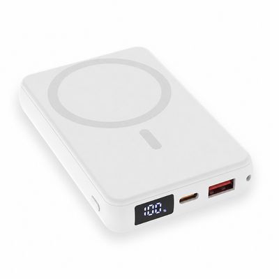 Магнитный внешний аккумулятор Quantum с беспроводной зарядкой (15W), 10000 Mah