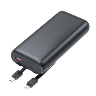 Внешний аккумулятор Goliath с быстрой зарядкой (до 22,5W), 20000 mAh, черный
