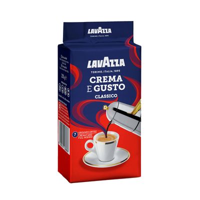 КОФЕ Lavazza  мол. пач. 250г*20 Crema e Gusto вак/уп. INT