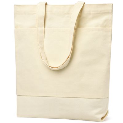 Сумка для покупок JETTA с карманами 325 г/м², натуральная